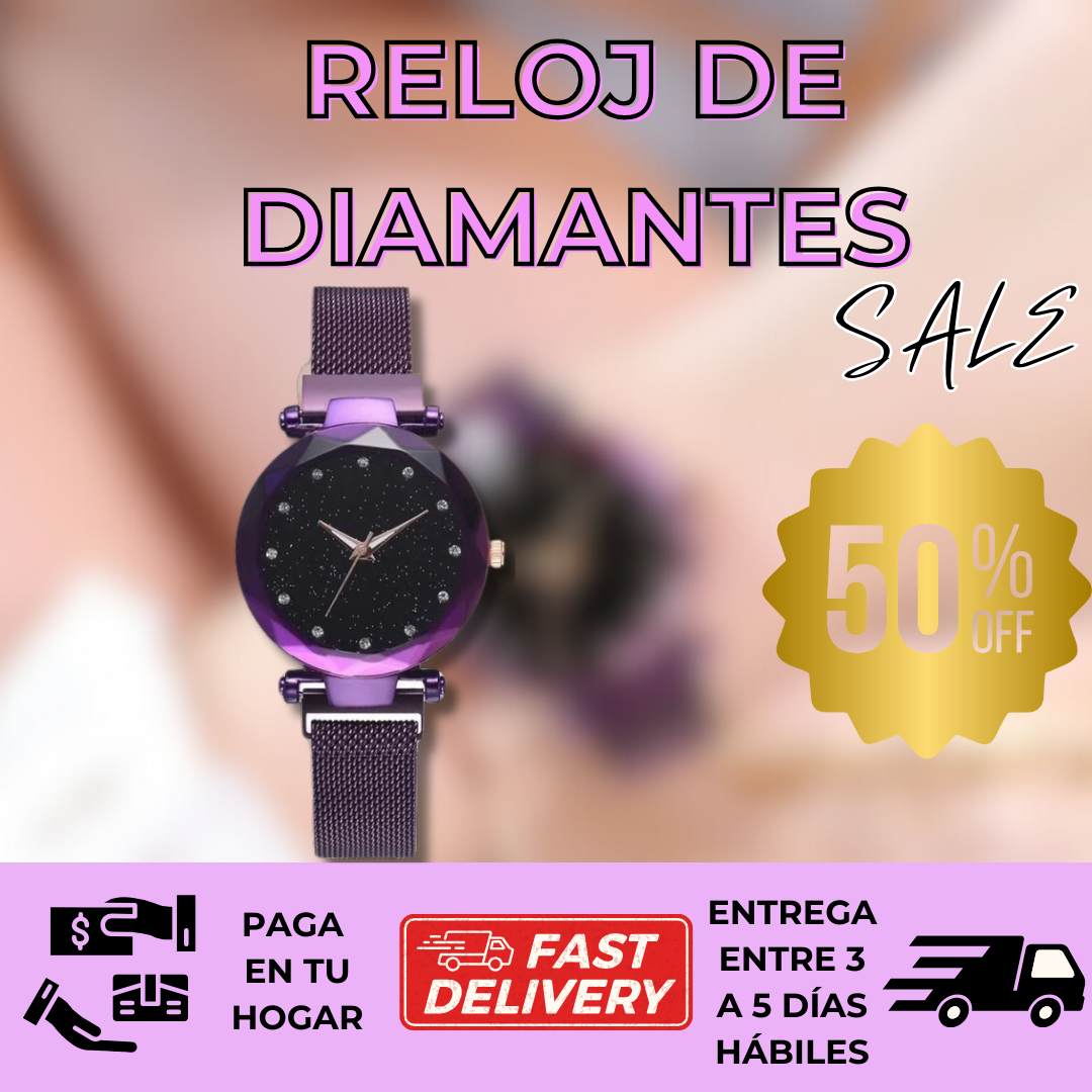 ¡SUPER OFERTA! Diamond Watch +ENVIO GRATIS (🎁🎄)