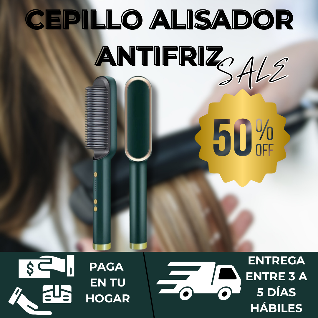 ¡OFERTA!Cepillo Alisador Antifrizz™