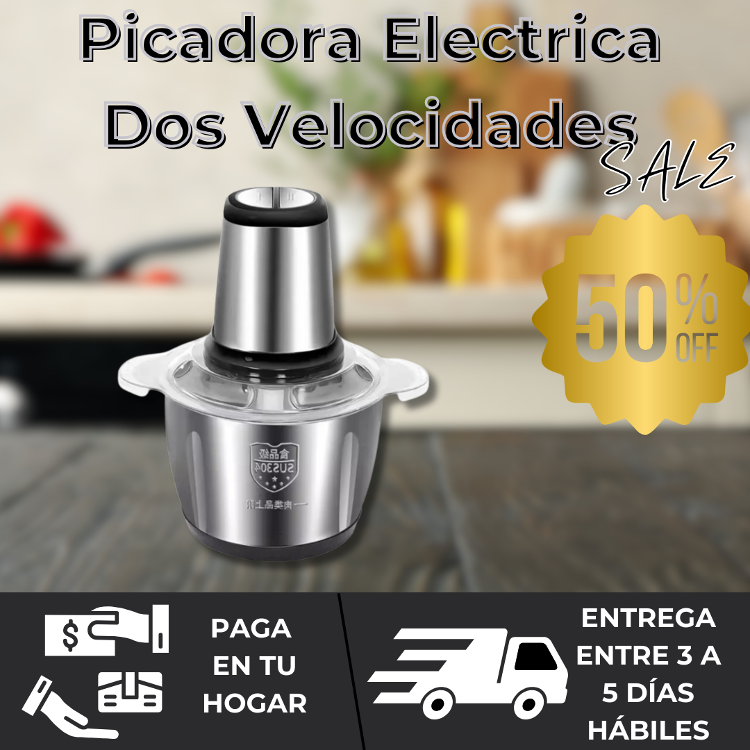 ¡SUPER OFERTA! Picadora Electrica Dos Velocidades™