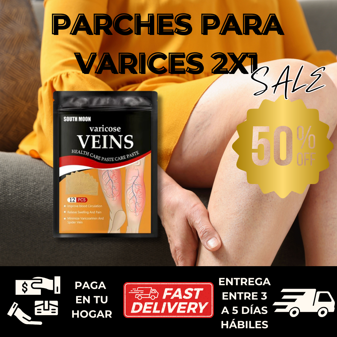 ¡SUPER OFERTA! Pack 2X1 Parches para varices